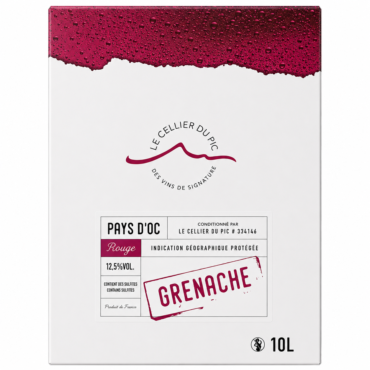 BIB 10L GRENACHE ROUGE PIC